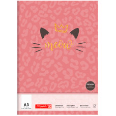 Альбом-склейка для рисования  Wild Cat  А3 20 лист. 100 г/м2
