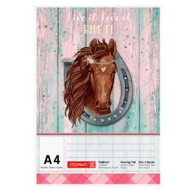 Альбом А4 100 л 70 г/м2 Brunnen 1047407742 Ponylove