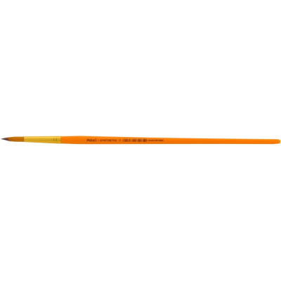 Кисть круглая № 11, ворс синтетический, длинная ручка - MX61085 Maxi