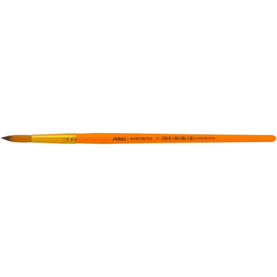 Кисть круглая № 11, ворс синтетический, короткая ручка - MX61037 Maxi