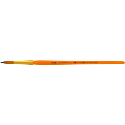 Кисть круглая № 10, ворс синтетический, короткая ручка - MX61036 Maxi