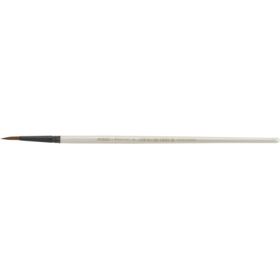 Кисть круглая № 4, ворс белки, короткая ручка - MX61006 Maxi