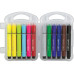Фломастеры-штампы Jumbo, 12 цветов и форм - MX15227 Maxi