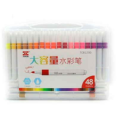 Фломастеры 48 цветов TY 81230-48 TCB пластиковая упаковка **