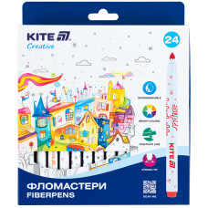 Маркер, набір 24шт, Kite Creative Superwashable