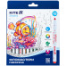 Фломастеры, набор 12шт, Kite Creative Superwashable
