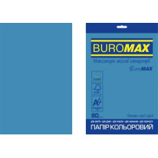 Бумага цветная INTENSIVE, EUROMAX, синяя, 20 л., А4, 80г/м2