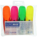 Набір з 4-х текст-маркерів Neon з гум. вставками - BM.8904-84 Buromax