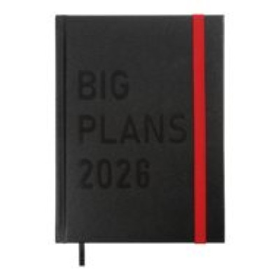 Щоденник датований 2025 PLANS, A5, чорний, бумвінілі/поролон BM.21122-01