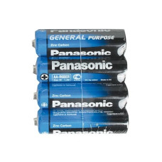 Батарейка R-06 1х4шт shrink PANASONIC General 48шт/уп