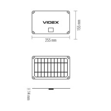 Портативний зарядний пристрій солнечна панель VIDEX VSO-F505U 5W
