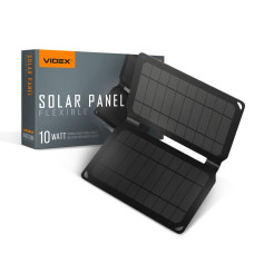 Портативна зарядна сонячна панель VIDEX VSO-F510U 10W