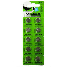 Батарейки для часов/калькуляторов «Энергия» Videx AG10