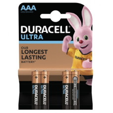 Батарейка R-03 1х4шт DURACELL Ultra 20шт/уп