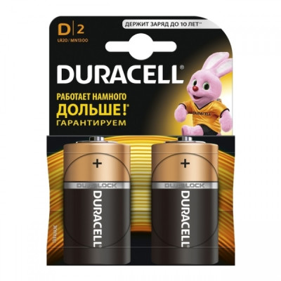 Батарейка R-20 1х2шт DURACELL - 13436 Duracell