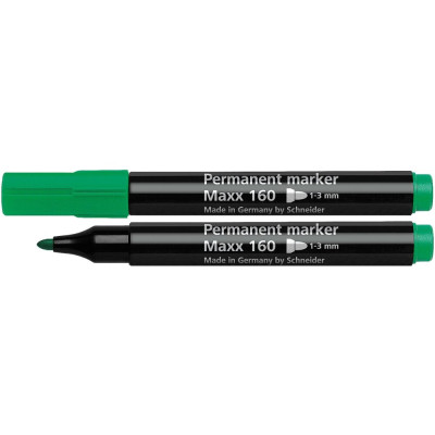 Маркер перманентний SCHNEIDER MAXX 160 1-3 мм, чорний - S116001 Schneider