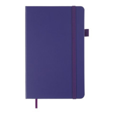 Книга записна ETALON 125*195, 96 арк., линия, обкл. штучна шкіра, фіолетовий