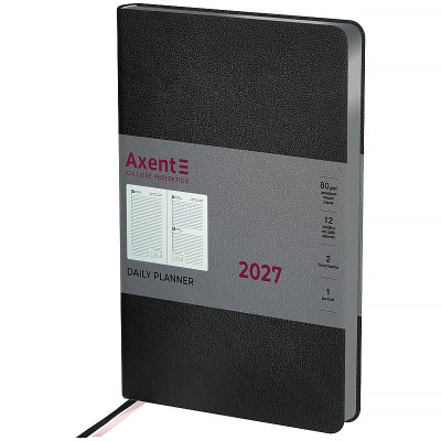 Ежедневник 2027 Partner Soft Muse, 145*210, черный