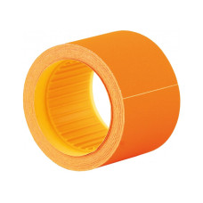 Етикетки-цінники Economix 50х40 мм оранжеві (100 шт./рул.), E21310-06