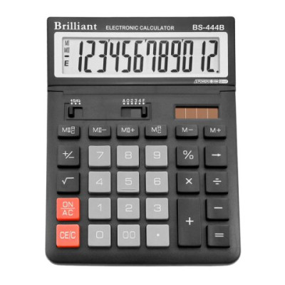 Калькулятор Brilliant BS-444В, 12 розрядів BS-444B