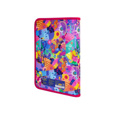Папка пластиковая на молнии Colorfull, А4