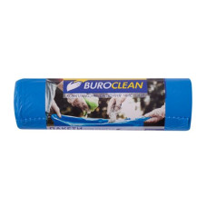 Пакети для сміття  160л10 шт, міцні, сині  900х1200мм, 24мкм BuroClean EuroStandart