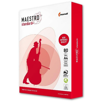 Папір А4 500л MAESTRO® Standart (Mondi) 80 г/м.кв. Off003
