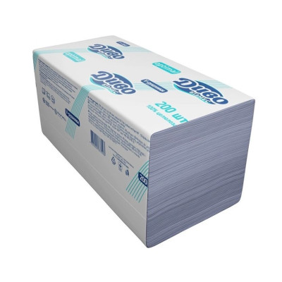 Полотенце бумажное V белое 2слоя 200л SoffiPro Optimal 20шт/уп - 25008 Optima