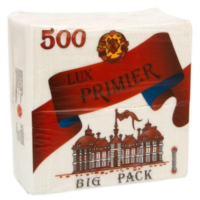 Салфетки столовые 500шт Lux Primier - 25001 PRO
