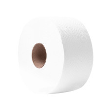 Туалетная бумага белая 2слоя 90м Джамбо TJ002/TJ033