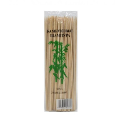 Палички для шашлику бамбукові 20см 100шт/уп - 07386 PRO