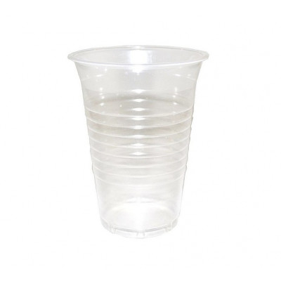 Склянка одноразова 500мл пластикова прозора 50шт/уп - 05258 PRO