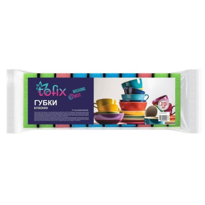 Губка кухона 10шт Tofix 27540
