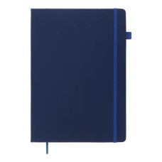 Блокнот діловий ETALON 210*295, 96 арк., клітинка, обкл. штучна шкіра, синій