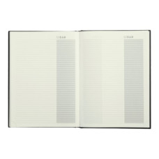 Ежедневник недат. BASE A4, черный, бувинил/поролон