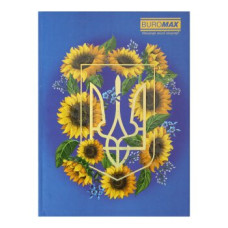 Блокнот UKRAINE, А-5, 96л., кл., тв. обкл., глян. лам., синій