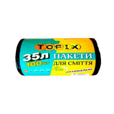 Пакет для мусора Tofix 50*55 35 L 11001 (100шт) **