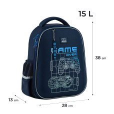 Рюкзак GoPack Education полукаркасный 165M Level Up