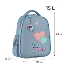 Рюкзак GoPack Education полукаркасный 165M Girl Power