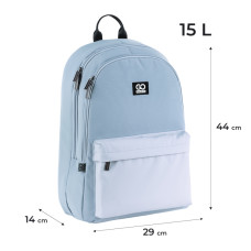 Рюкзак GoPack Education Teens 140 серо-голубой