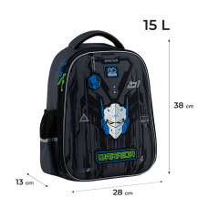 Рюкзак GoPack Education полукаркасный 165M Warrior