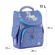 Рюкзак GoPack Education каркасний 5001S-1 Sweet Unicorn