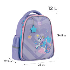 Рюкзак GoPack Education полукаркасный 165S Cute Pony