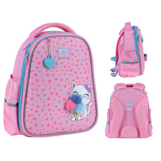 Рюкзак GoPack Education полукаркасный 165S Fluffy Kitten