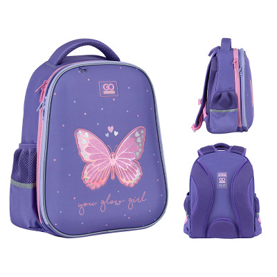 Рюкзак GoPack Education полукаркасный 165M Glowing