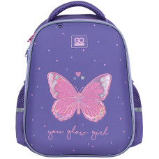 Рюкзак GoPack Education полукаркасный 165M Glowing