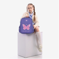 Рюкзак GoPack Education полукаркасный 165M Glowing