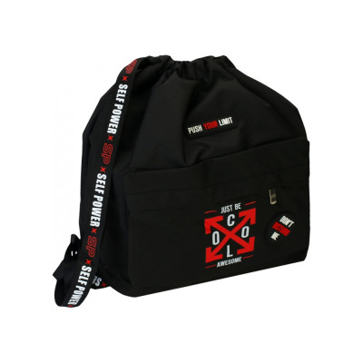 Сумка-рюкзак спортивная с карманом - CF87315 COOLFORSCHOOL