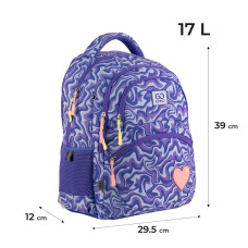 Рюкзак GoPack Education 175M-4 Shiny Heart