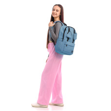 Рюкзак GoPack Education Teens 178 серо-голубой
